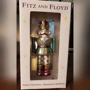 🎄FITZ and FLOYD Nutcracker Christmas Ornament!NWOT